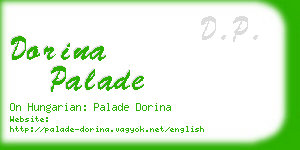 dorina palade business card